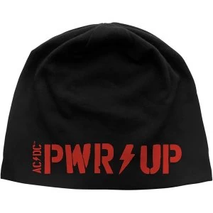 AC/DC - PWR-UP Unisex Beanie Hat - Black