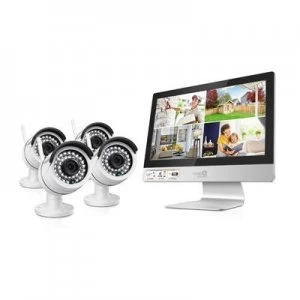 iGET HGNVK49004 video surveillance kit Wired & Wireless 4 channels