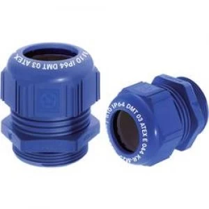 Cable gland M16 Polyamide Blue RAL 5015