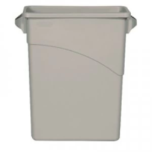 Rubbermaid Slim Jim Container 60 Litre Grey 3541-GRYR001192