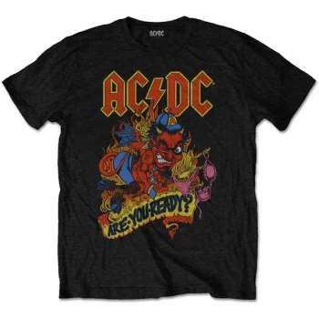 AC/DC - Are You Ready Mens Small T-Shirt - Black