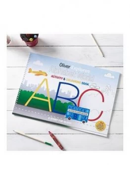 Personalised A4 Alphabet World Colouring Book