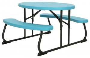 Lifetime Childrens Oval 4 Seater Picnic Table - Blue