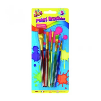 Artbox 5 Assorted Paint Brushes Pack of 12 5453