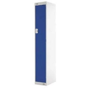 Express Standard Locker 1 Door W300xD300xH1800mm Light GreyBlue