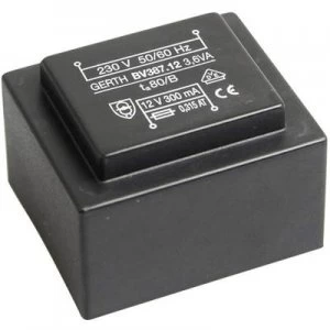 PCB mount transformer 1 x 230 V 1 x 6 V AC 3.60 VA 600 mA