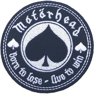 Motorhead - Born to Love, Live to Win Standard Patch