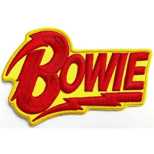 David Bowie - Diamond Dogs 3D Logo Standard Patch