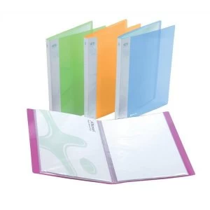 Rexel Ice A4 Display Books Pockets Assorted Colours - 10 x Pack of 40 Pockets