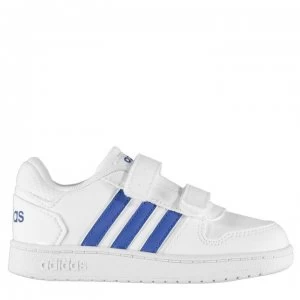 adidas Hoops 2.0 Trainers Infant Boys - White/Blue