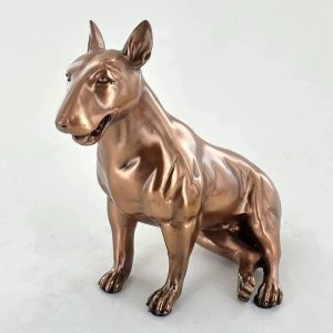 Bull Terrier Cold Cast Bronze Sculpture