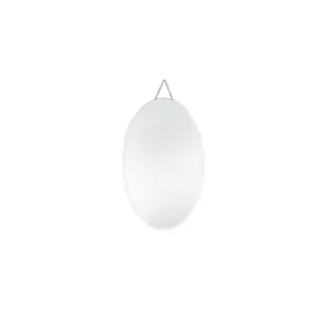 Pacific Clear Glass Oval Wall Mirror