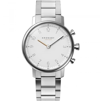 Kronaby White And Silver 'Nord' Mens SmartWatch - S0710/1