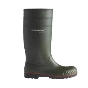 Dunlop A442631 Actifort Heavy Duty Safety Wellington / Mens Boots / Safety Wellingtons (46 EUR) (Green)