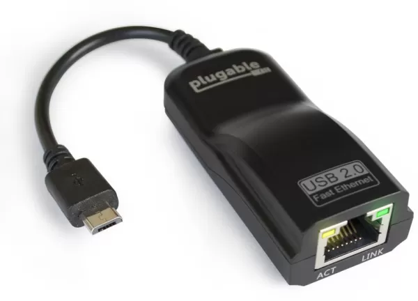 PLUGABLE USB OTG to Ethernet Adapter