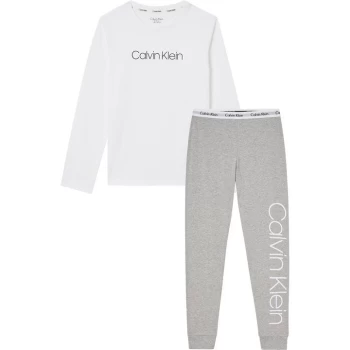 Calvin Klein Instant PJ Set Junior - Grey/White 0UD
