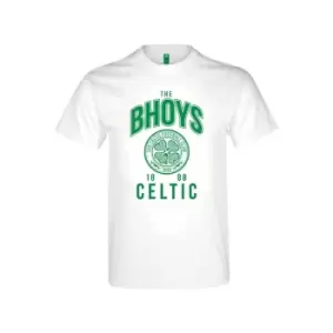 Celtic The Bhoys T Shirt White Adults Medium
