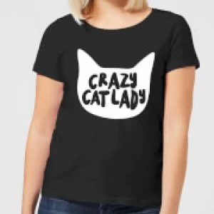 Crazy Cat Lady Womens T-Shirt - Black - 3XL