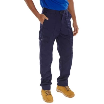 Super Click Drivers Trousers Navy Blue - Size 48T