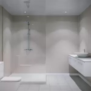 Multipanel Classic Bathroom Wall Panel Unlipped 2400 X 598mm Travertine