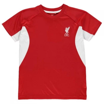 Source Lab Liverpool FC T Shirt Junior Boys - Red