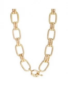 Mood Gold Plated Chain Link Necklace