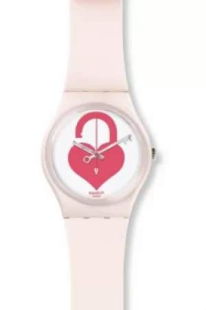 Ladies Swatch Unlock My Heart Watch GZ292