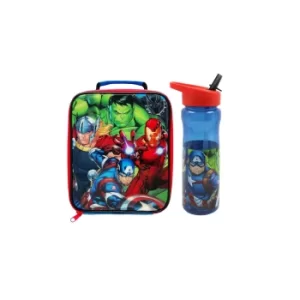 Marvel Avengers Classic Lunch Bag and Sports Bottle