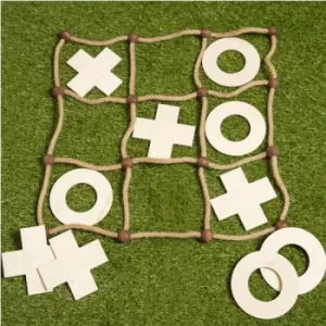 Harvey's Bored Games Outdoor Tic Tac Toe Game