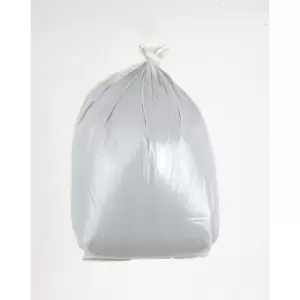 Slingsby 90L Coloured Bin Bags, White Chsa 15kg