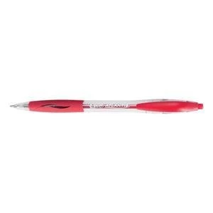 Original Bic Atlantis Ballpoint Pen Retractable 1.0mm Tip 0.4mm Line Width Red Pack of 12 Pens
