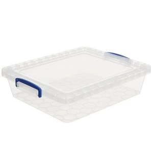 Really Useful 10.5L Nestable Storage Box - Clear