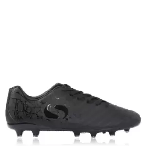 Sondico Lightning Firm Ground Football Boots Juniors - Black