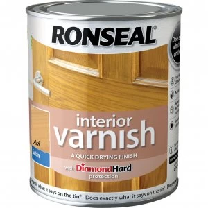 Ronseal Interior Satin Quick Dry Varnish Ash 250ml