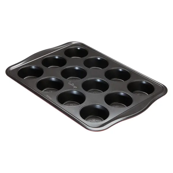 Prestige x Disney Bake with Mickey Muffin Tin, 12 Cups Red