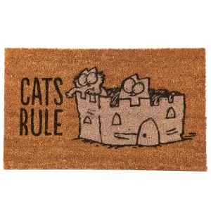 Cat's Rule Simons Cat Coir Door Mat