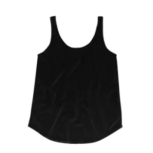 Mantis Womens/Ladies Loose Fit Sleeveless Vest Top (S) (Black)