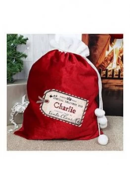 Personalsied Special Delivery Tag Christmas Sack