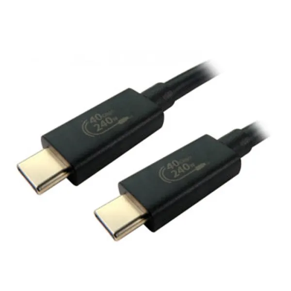 Cables Direct USB4-5100E USB cable 1m USB4 Gen 2x2 USB C Black
