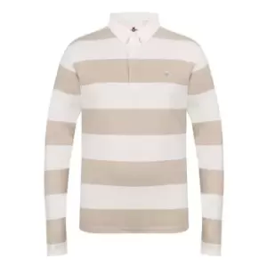 Soviet Rugby Polo Shirt Mens - Beige