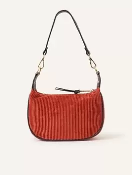 Accessorize Mini Cord Shoulder Bag, Orange, Women