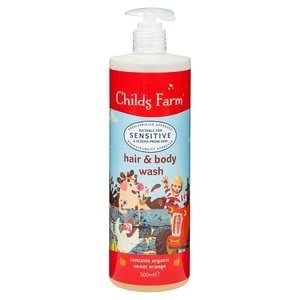 Childs Farm Hair & Body Wash Organic Sweet Orange 500ml