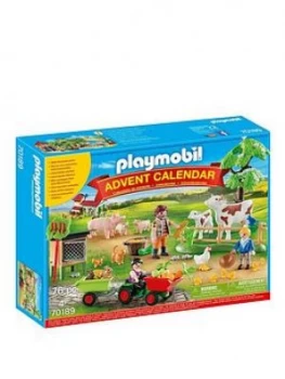 Playmobil 70189 Country Farm Advent Calendar With Small Tractor
