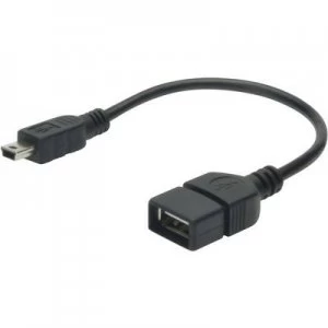 Digitus USB 2.0 Adapter [1x USB 2.0 connector Mini B - 1x USB 2.0 port A] AK-300310-002-S