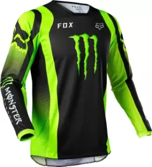 FOX 180 Monster Motocross Jersey, black-green Size M black-green, Size M