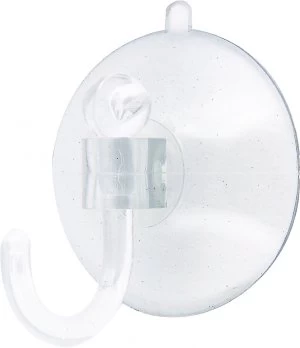 Select Hardware Suction Hooks Clear 25mm 4 Pack