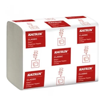 Katrin Classic EASY1 Napkin 2-Ply White 280 Sheet Pack of 42 27569