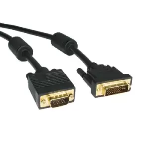 Cables Direct CDL-DV104 DVI cable 2m DVI-I Black