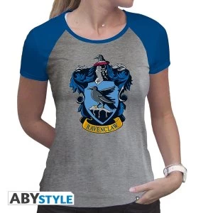 Harry Potter - Ravenclaw Women'S Small T-Shirt - Grey/Blue