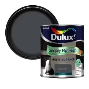 Dulux Simply Refresh Multi Surface Natural Slate Eggshell Paint 750ml